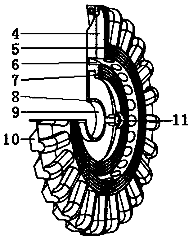 Double-hole air-suction type soybean and corn universal energy-saving seed metering device