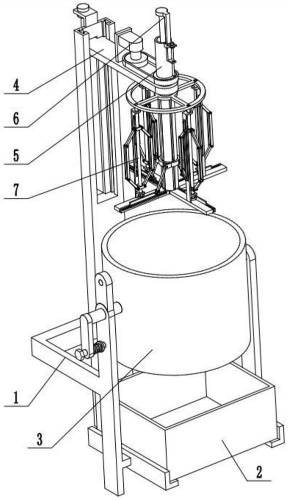 A mixing device for rubber and plastic mixed polymer materials