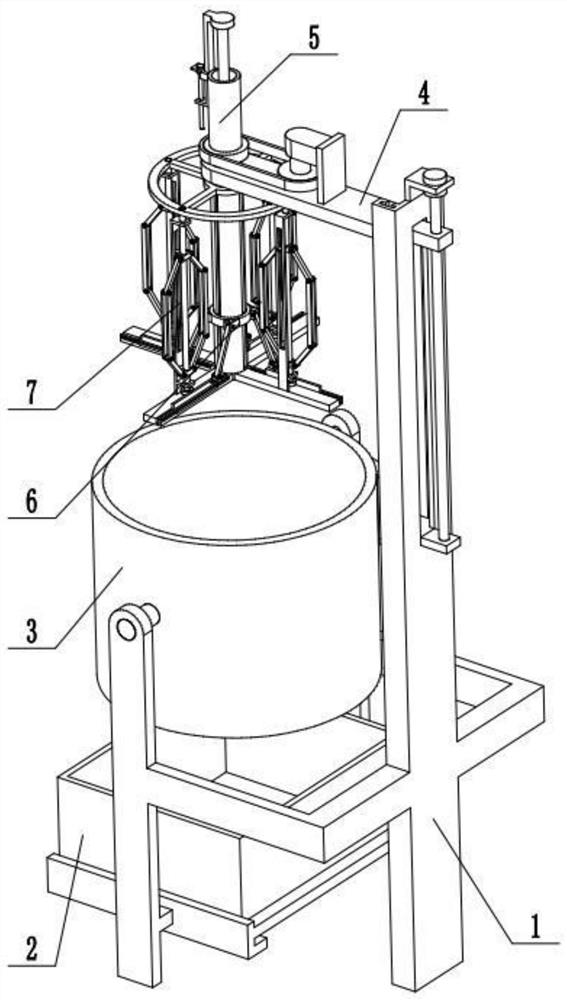 A mixing device for rubber and plastic mixed polymer materials