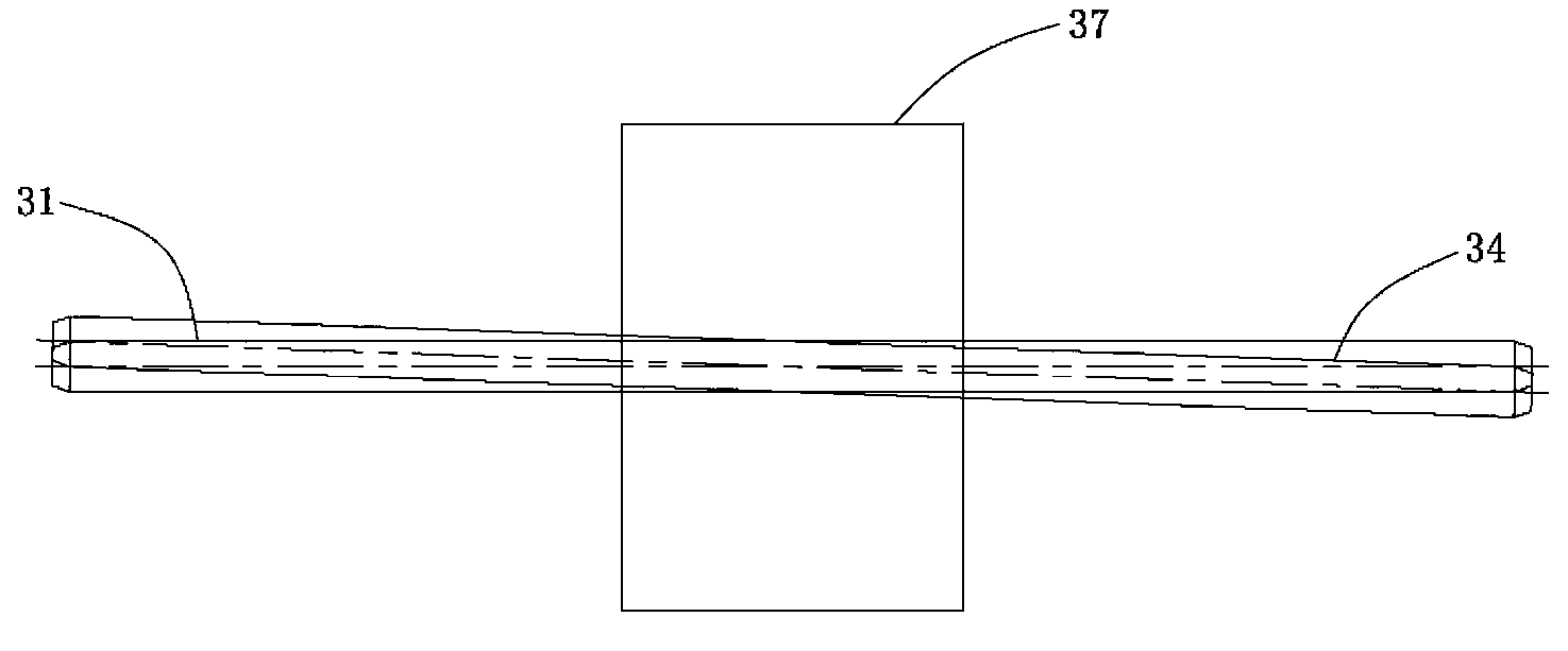 Device of double-shaft air blower for mounting wind wheel