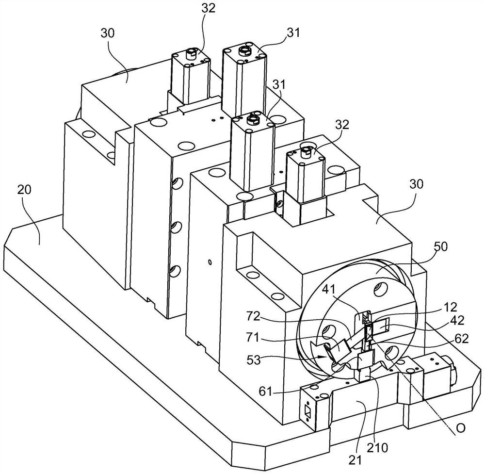 Broaching tool for blade tenon