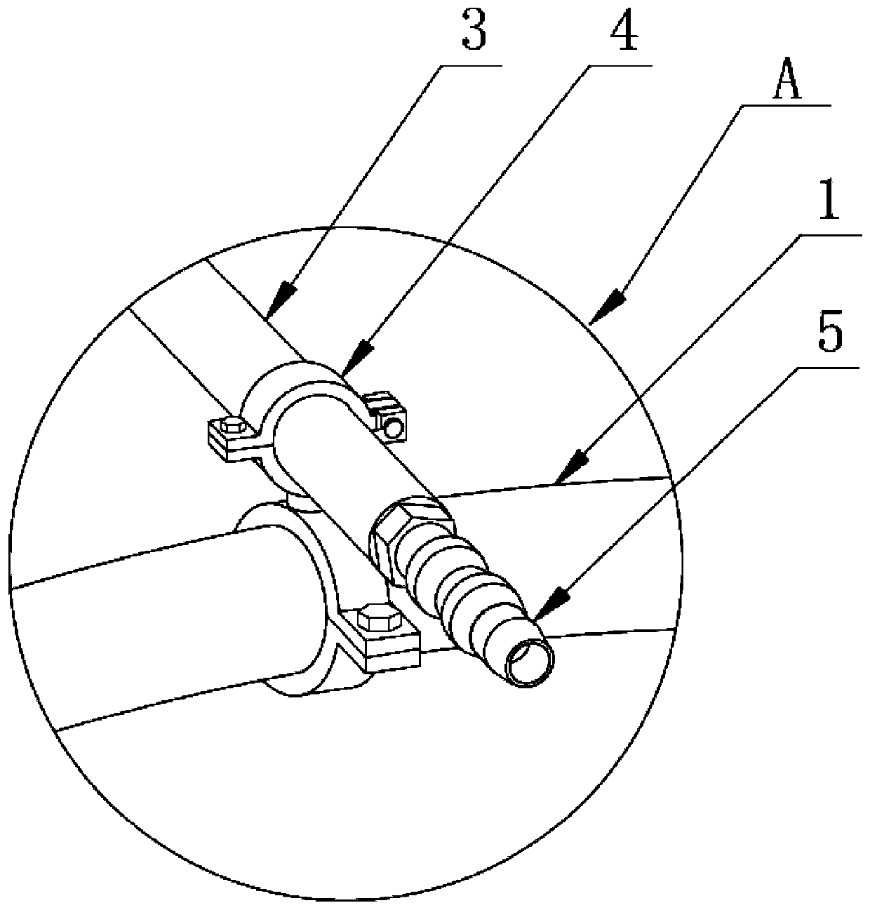 A coal mine fault waterproof structure