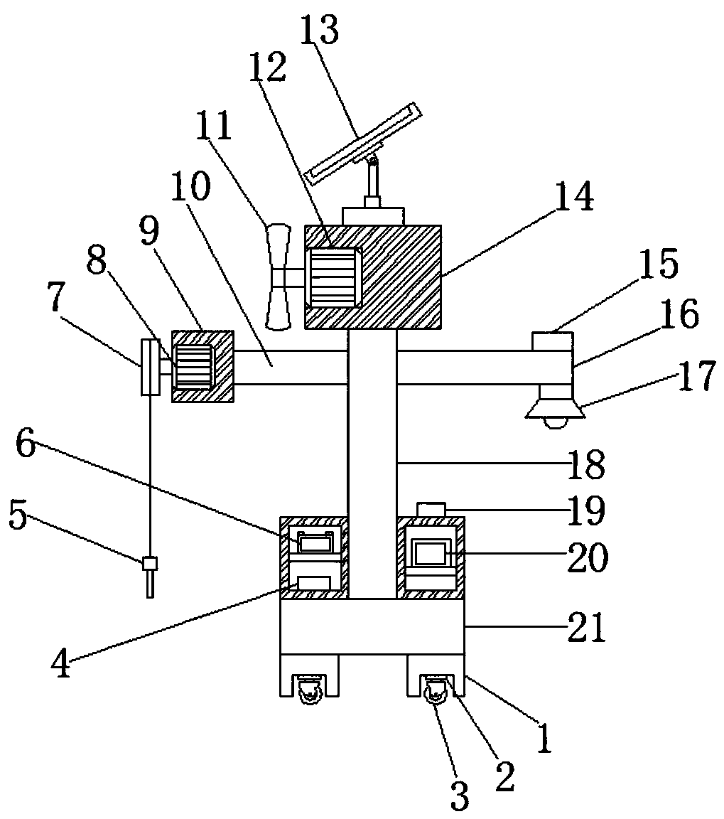 Reservoir water level monitoring device based on computer technology