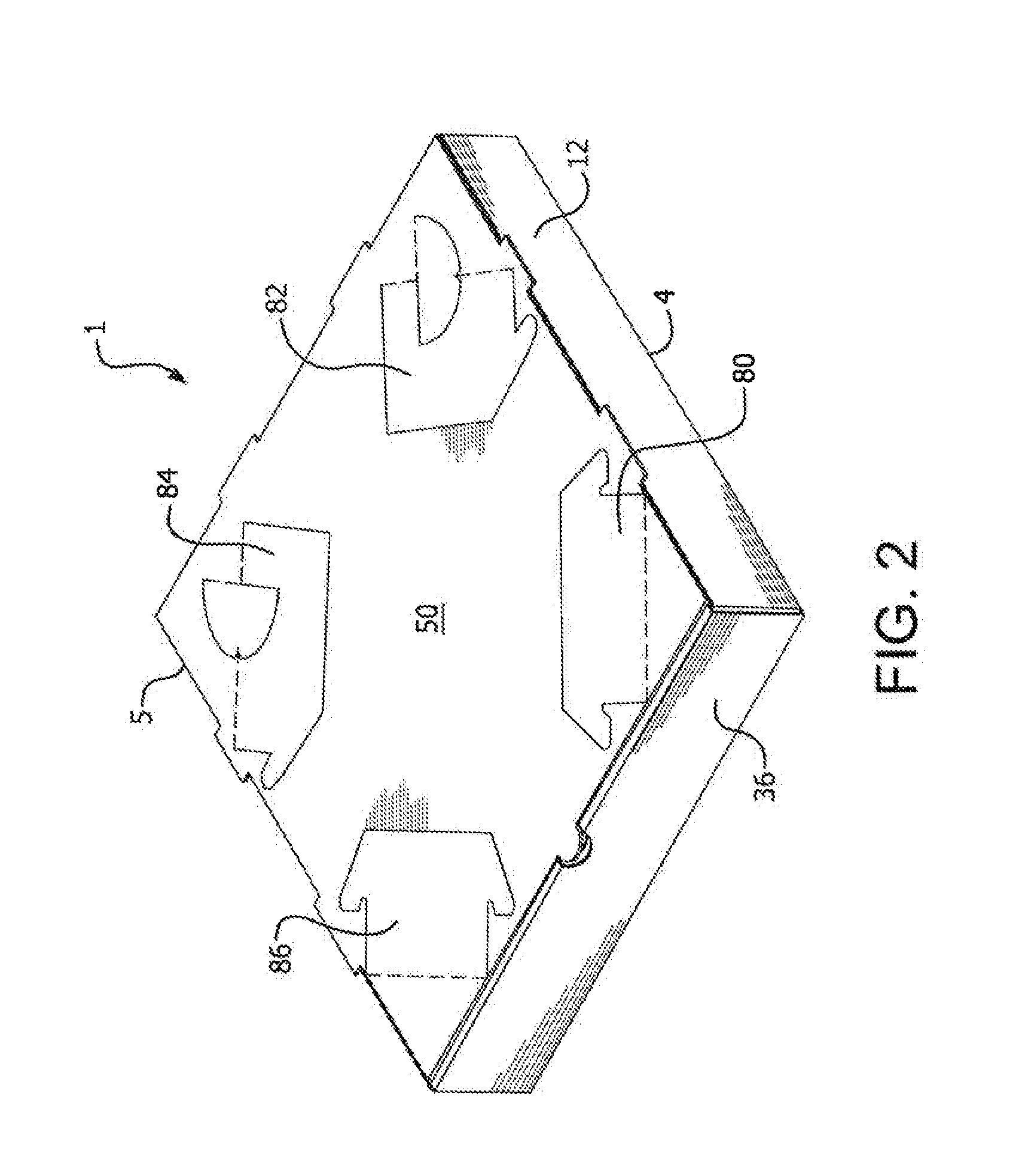 Convertible Food Transporting Box and Method