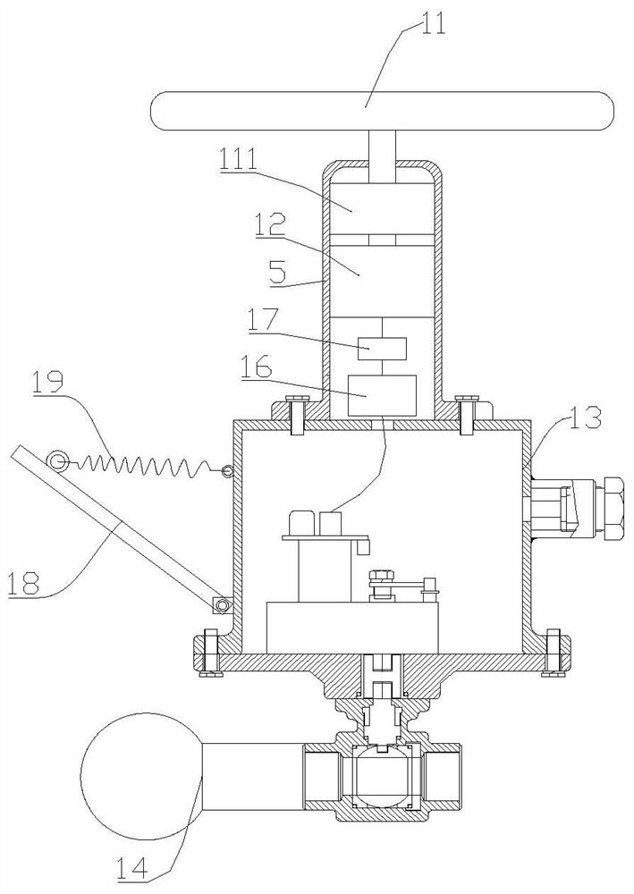 Dust-falling spraying device and dust-falling spraying system for mine