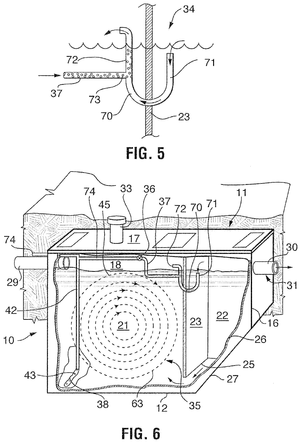 Aerobic wastewater treatment system