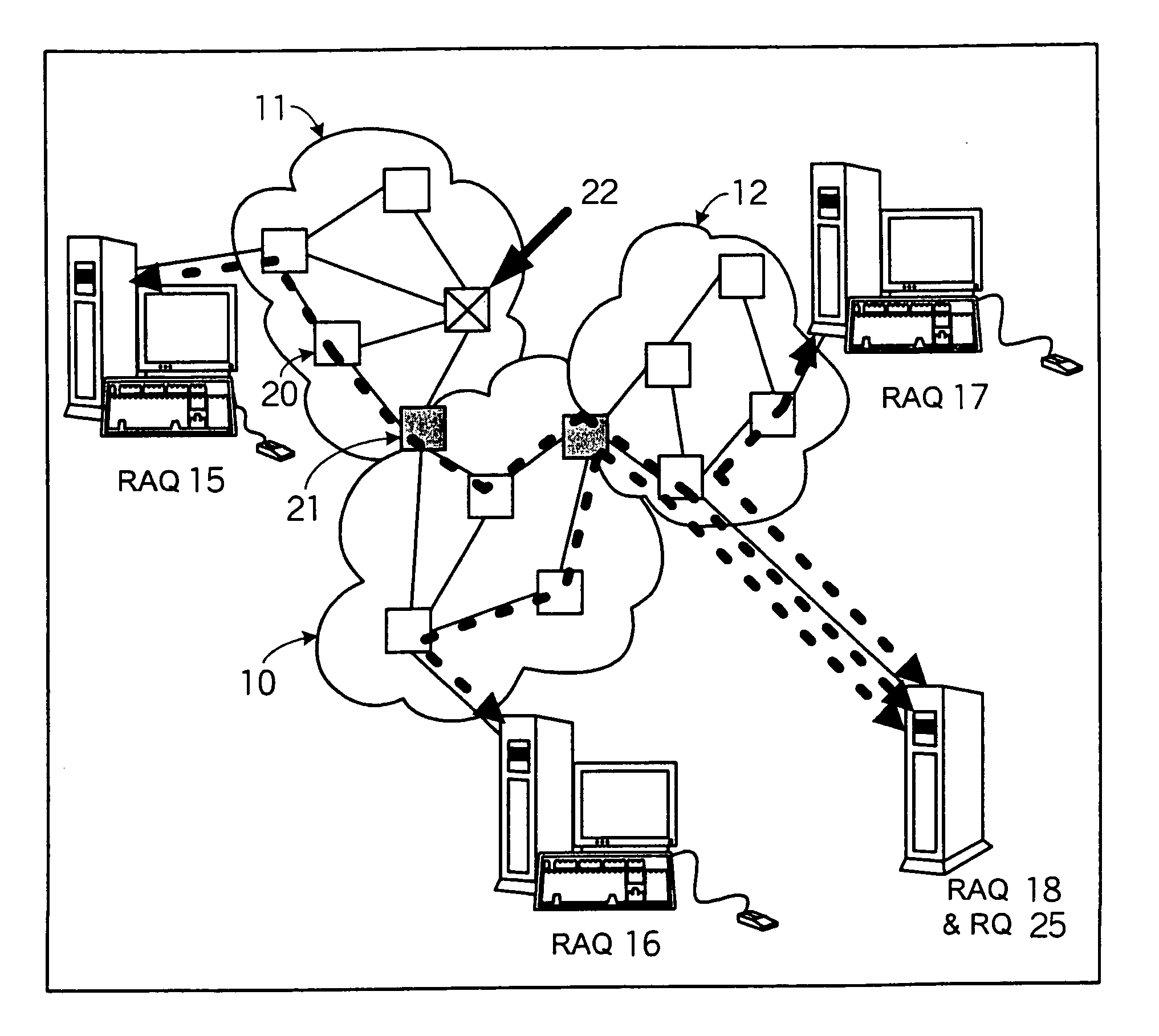 Method and system for path identification in packet networks