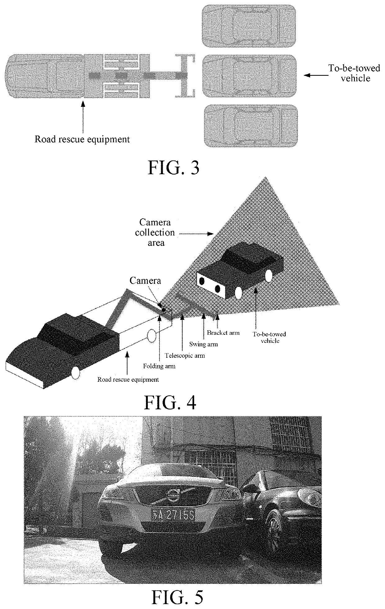 Positive azimuth towing guidance method for road rescue equipment based on license plate corner features