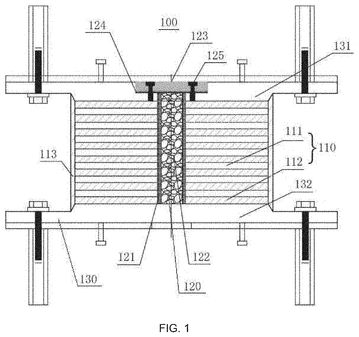 Core material for shock insulation support, shock insulation support having friction core and preparation method therefor