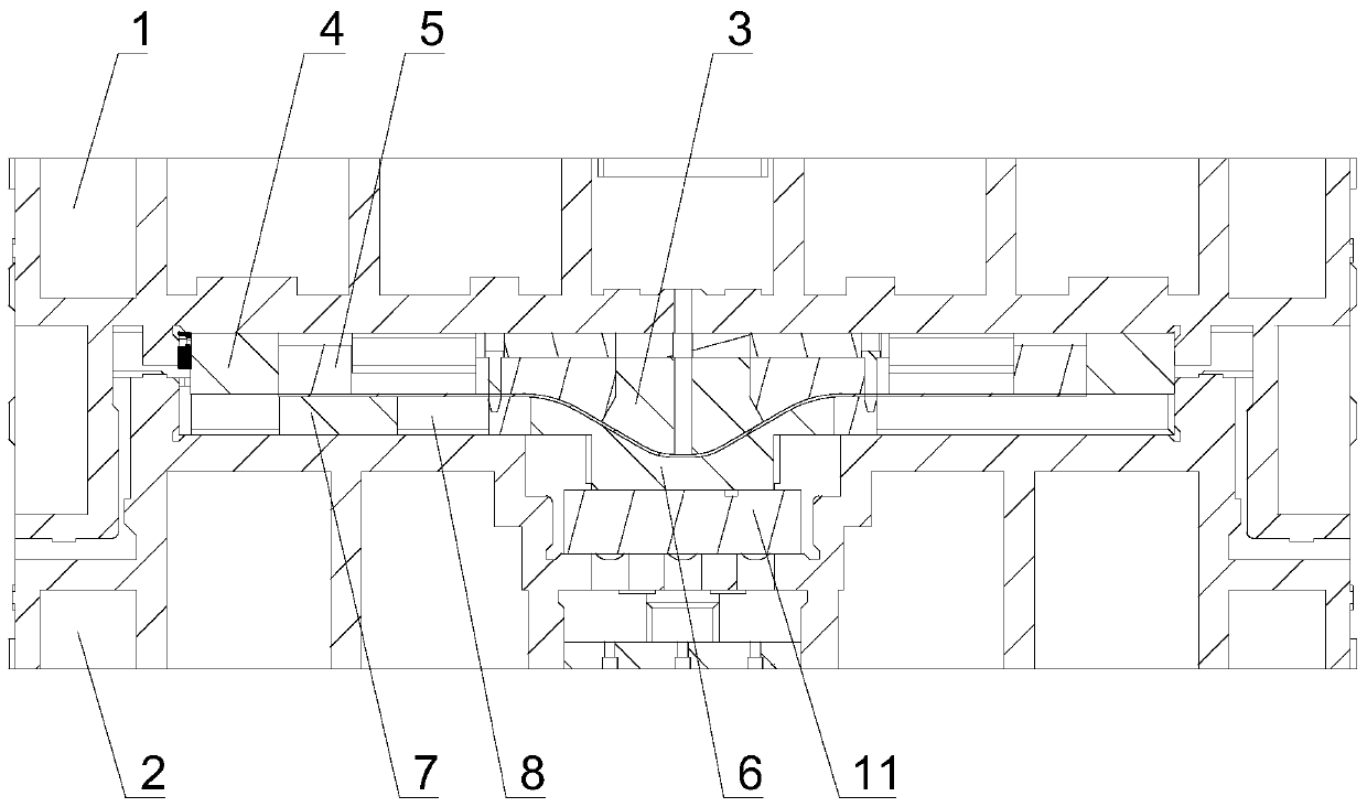 Length-specified machining platform for formed automobile rear axle shell piece