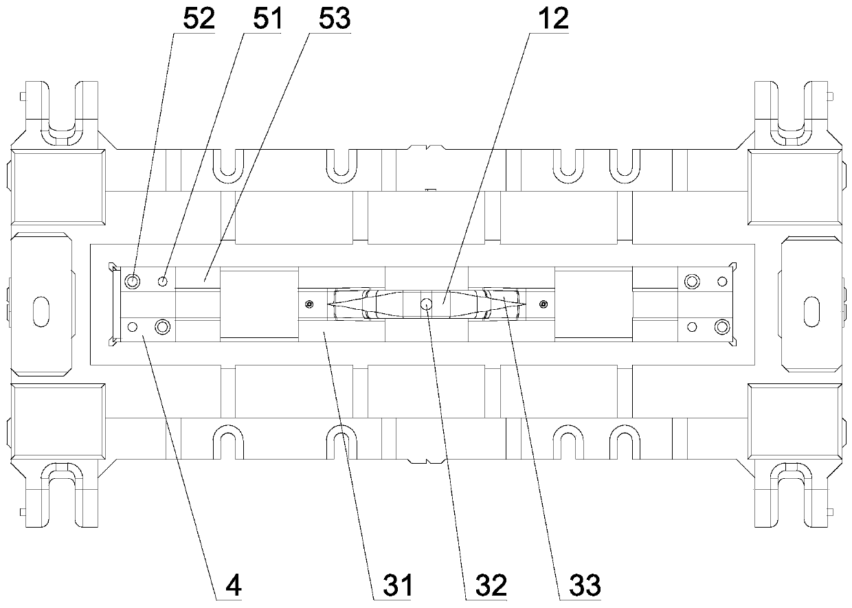 Length-specified machining platform for formed automobile rear axle shell piece