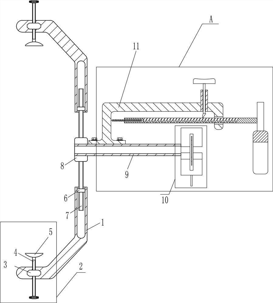 Auxiliary disassembler for mold oil pipe joint