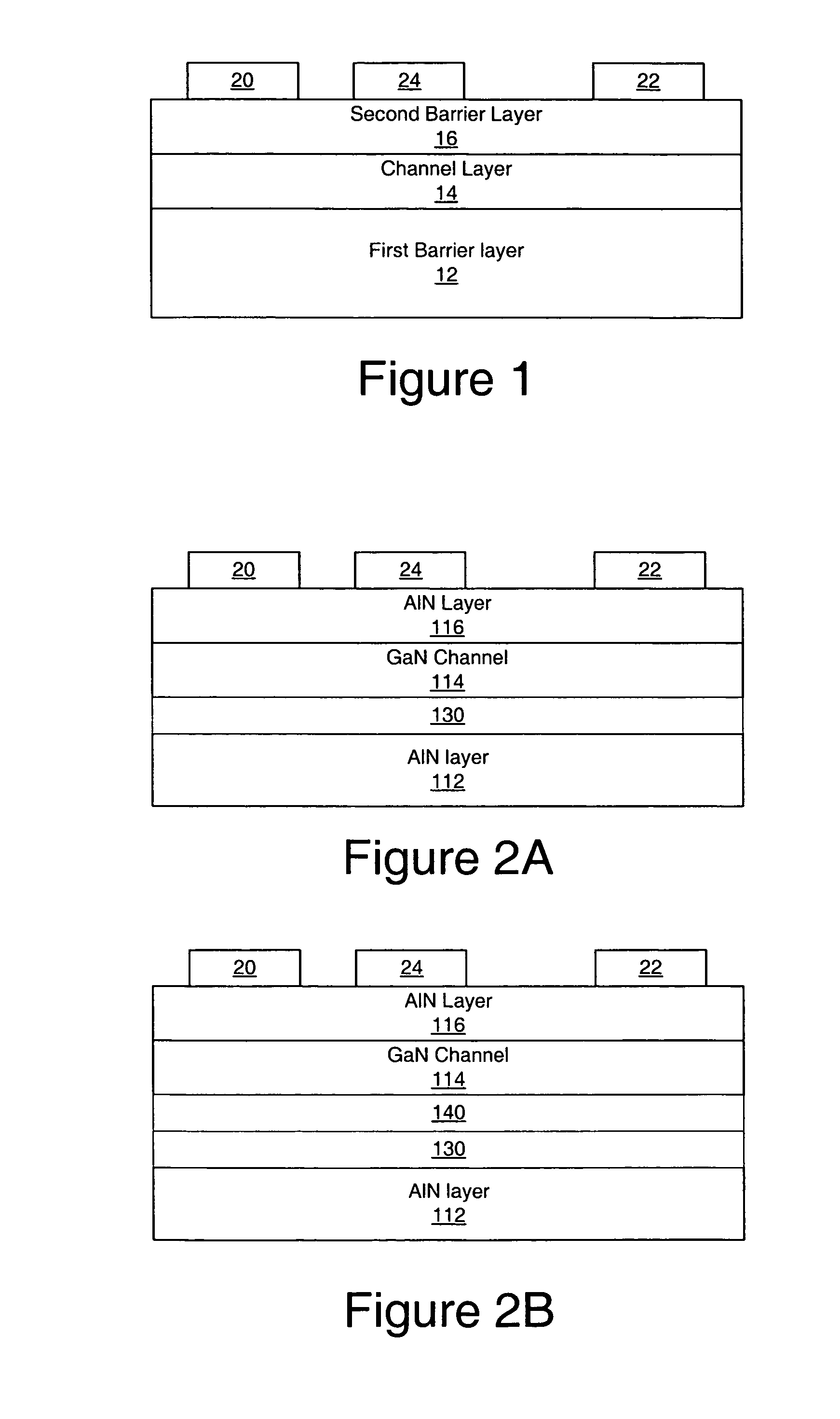 Binary group III-nitride based high electron mobility transistors and methods of fabricating same