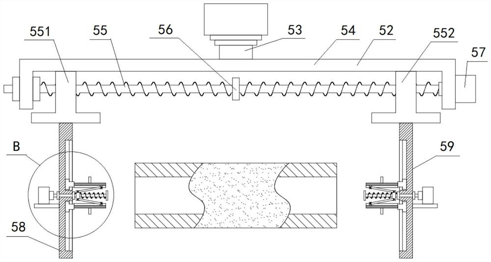 Mechanized efficient steel pipe painting device and using method thereof