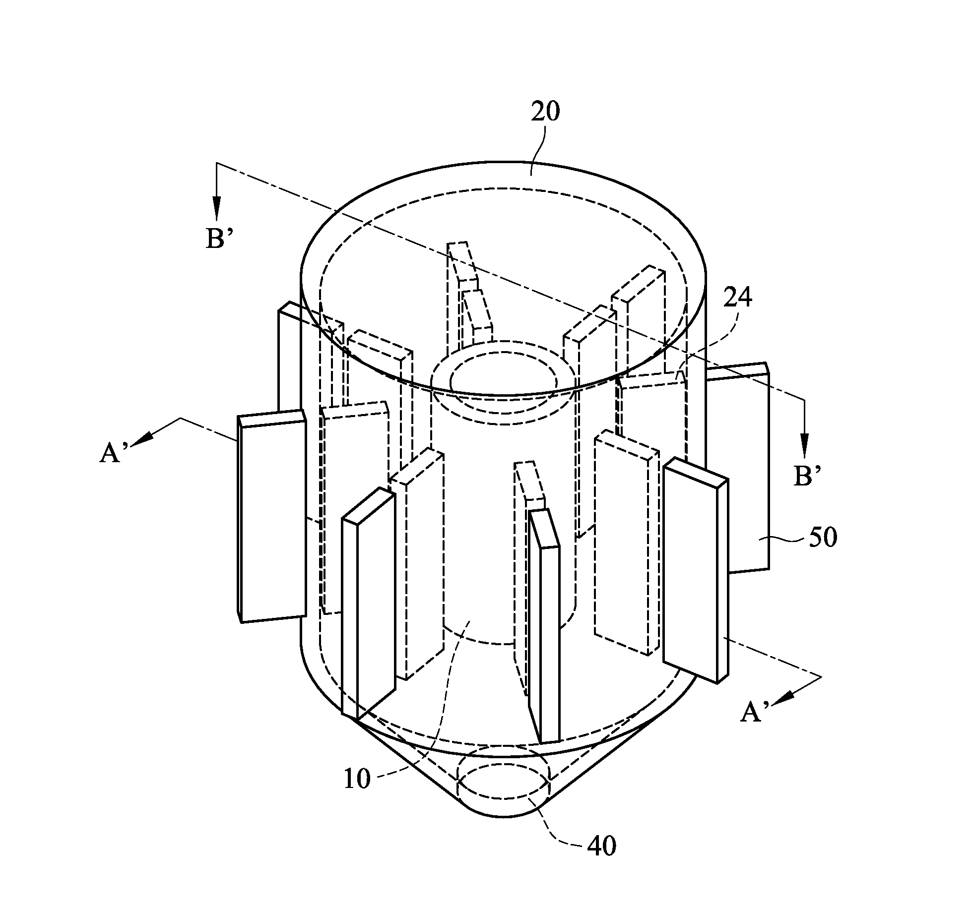 Cooling apparatus using solid-liquid phase change material