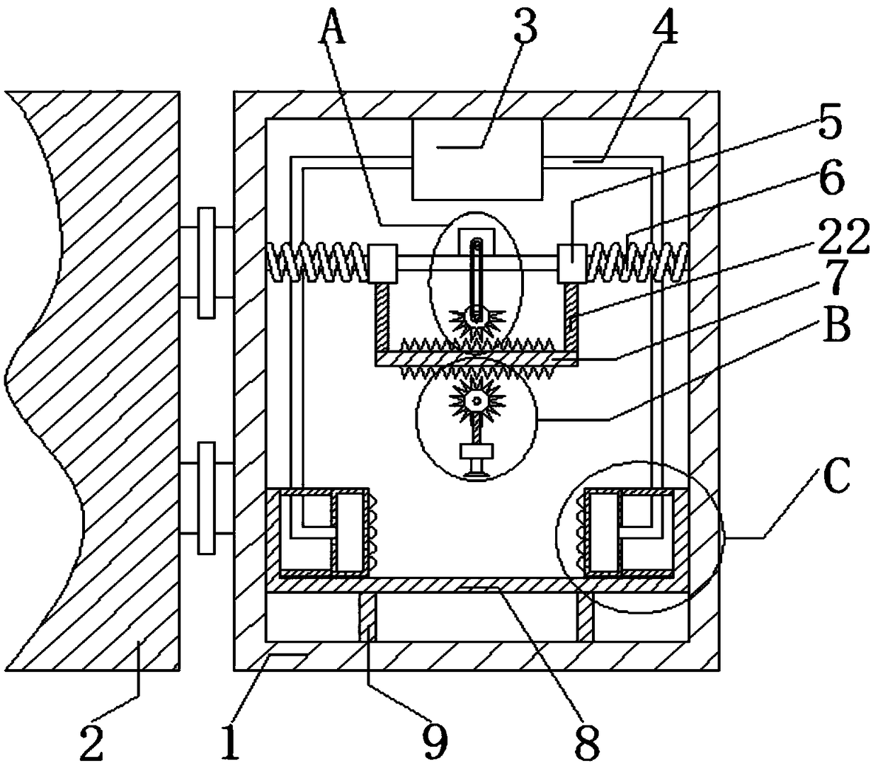 Medical device drying device