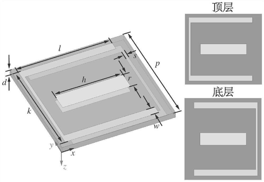 Transmission unit based on Huygens metasurface, array, antenna and regulation and control method