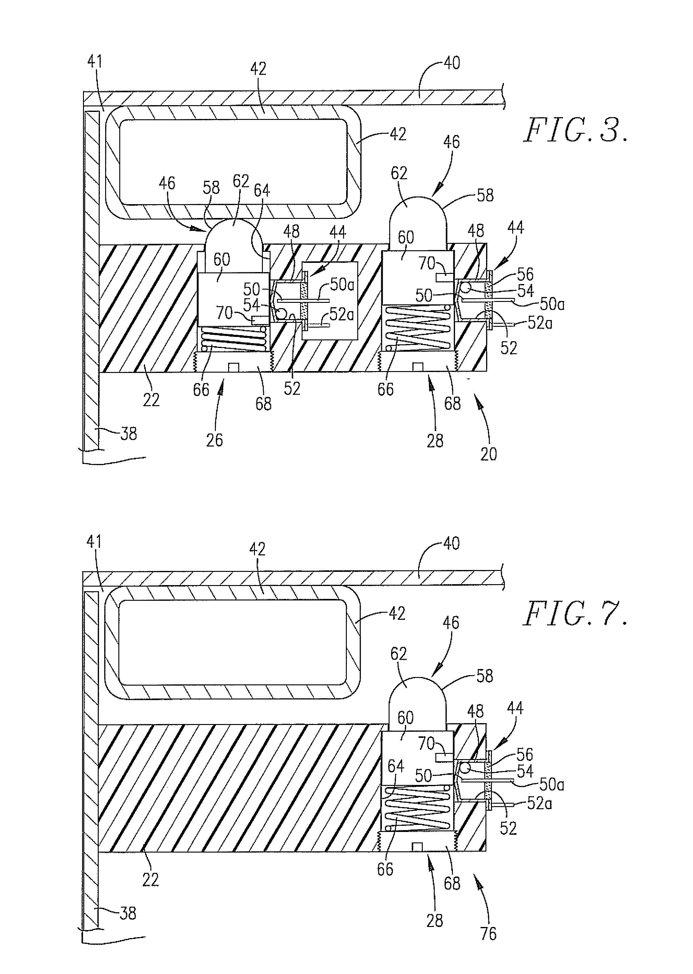 Security switch assemblies for shipping containers and the like