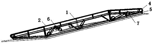 Crawler conveyor belt