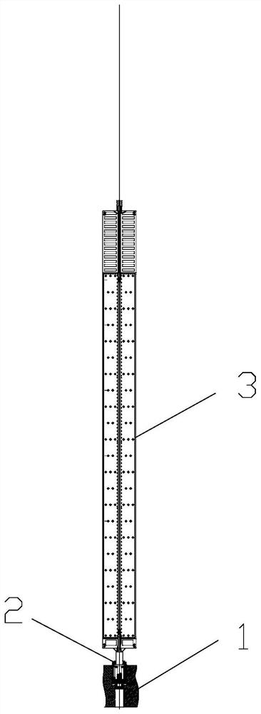 Built-in control rod drive wire assembling method