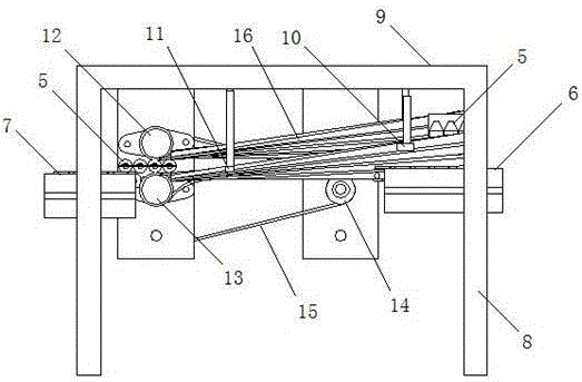 Automatic bottle pouring device for ampoule infusion products