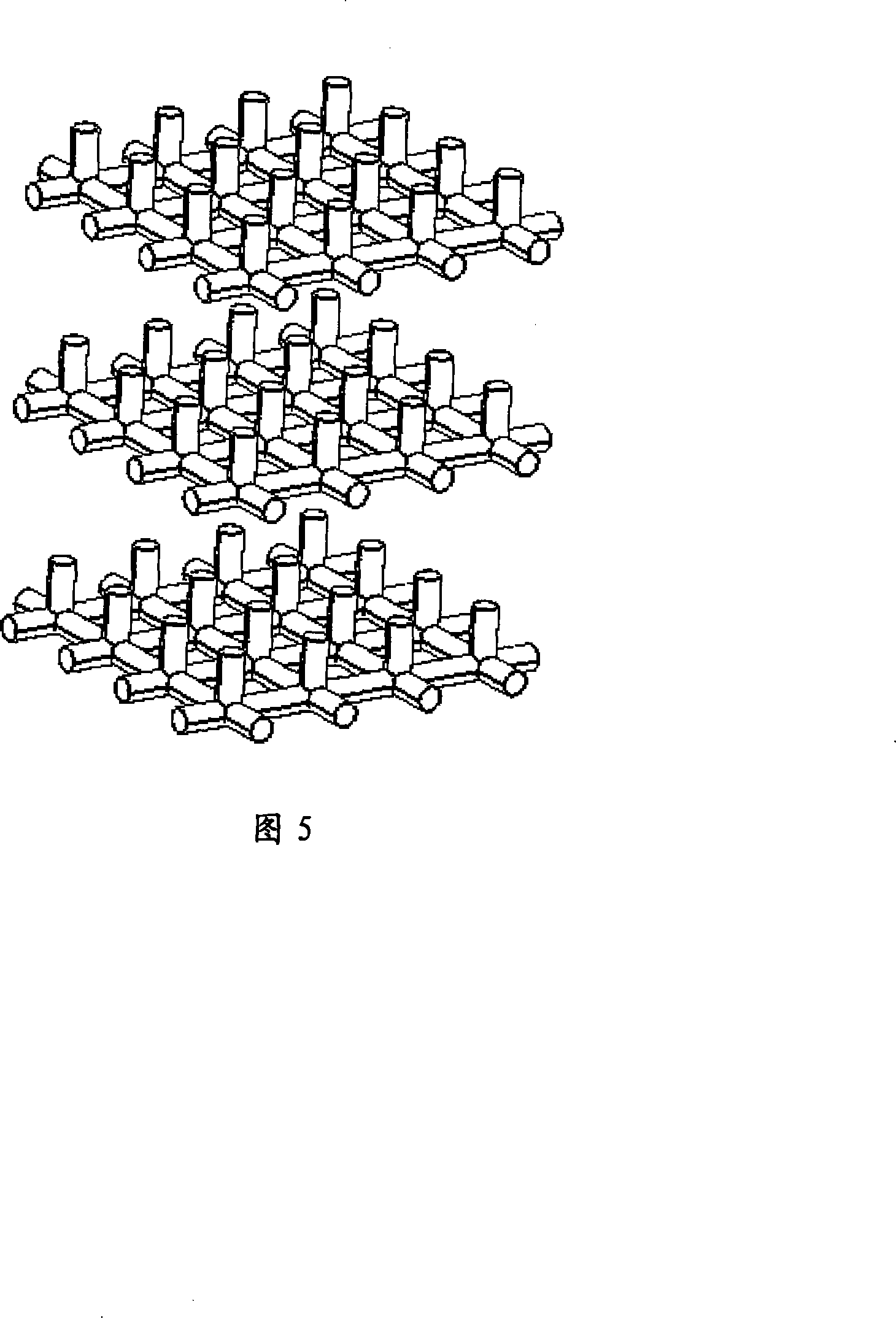 Three dimensional cell culture construct and apparatus for its making