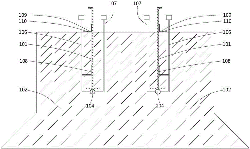 Bonding structure of wind turbine foundation steel ring and concrete and construction method
