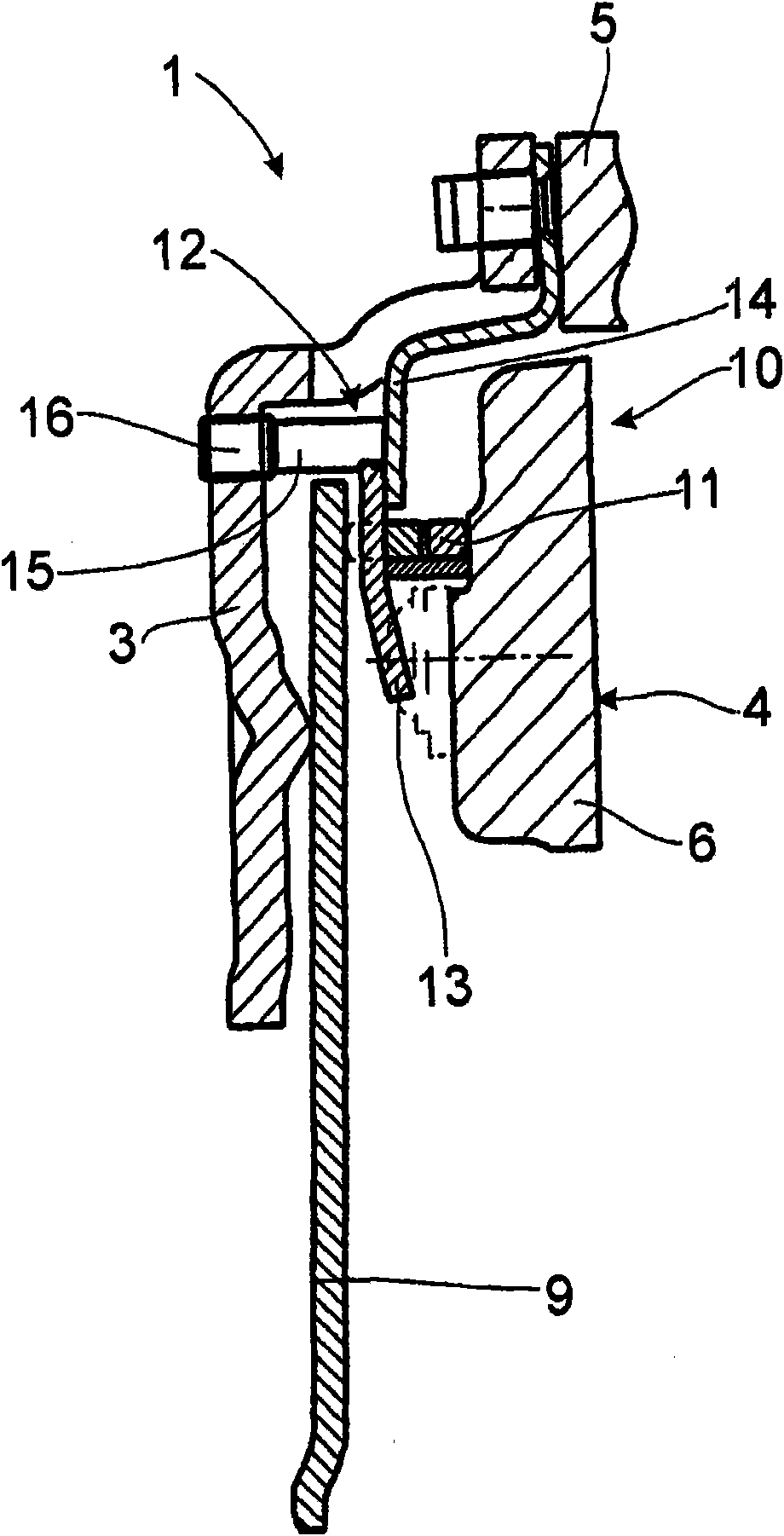 Pressure plate assembly, particularly for a friction clutch having automatic wear compensation