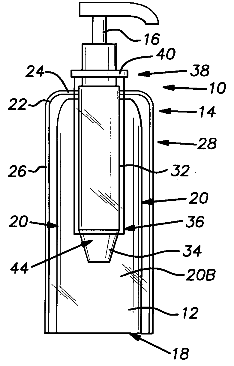 Cup caddy for liquid dispensers