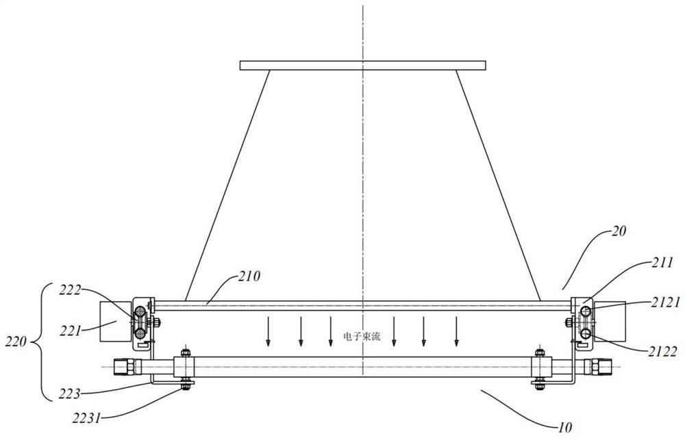 Swing type high-power X-ray conversion target device