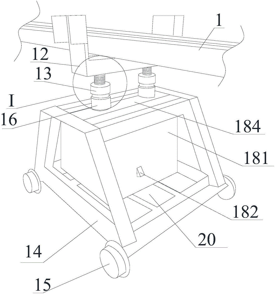Electric-control dual-lifting feed supporting device