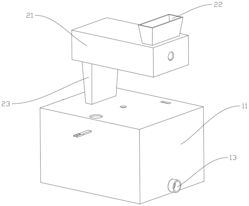 Medical waste liquid collecting device