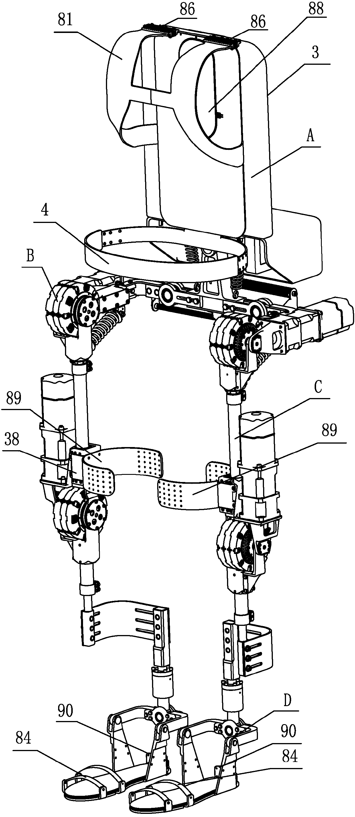 Exoskeleton robot system with human motion detecting function and control method of robot system