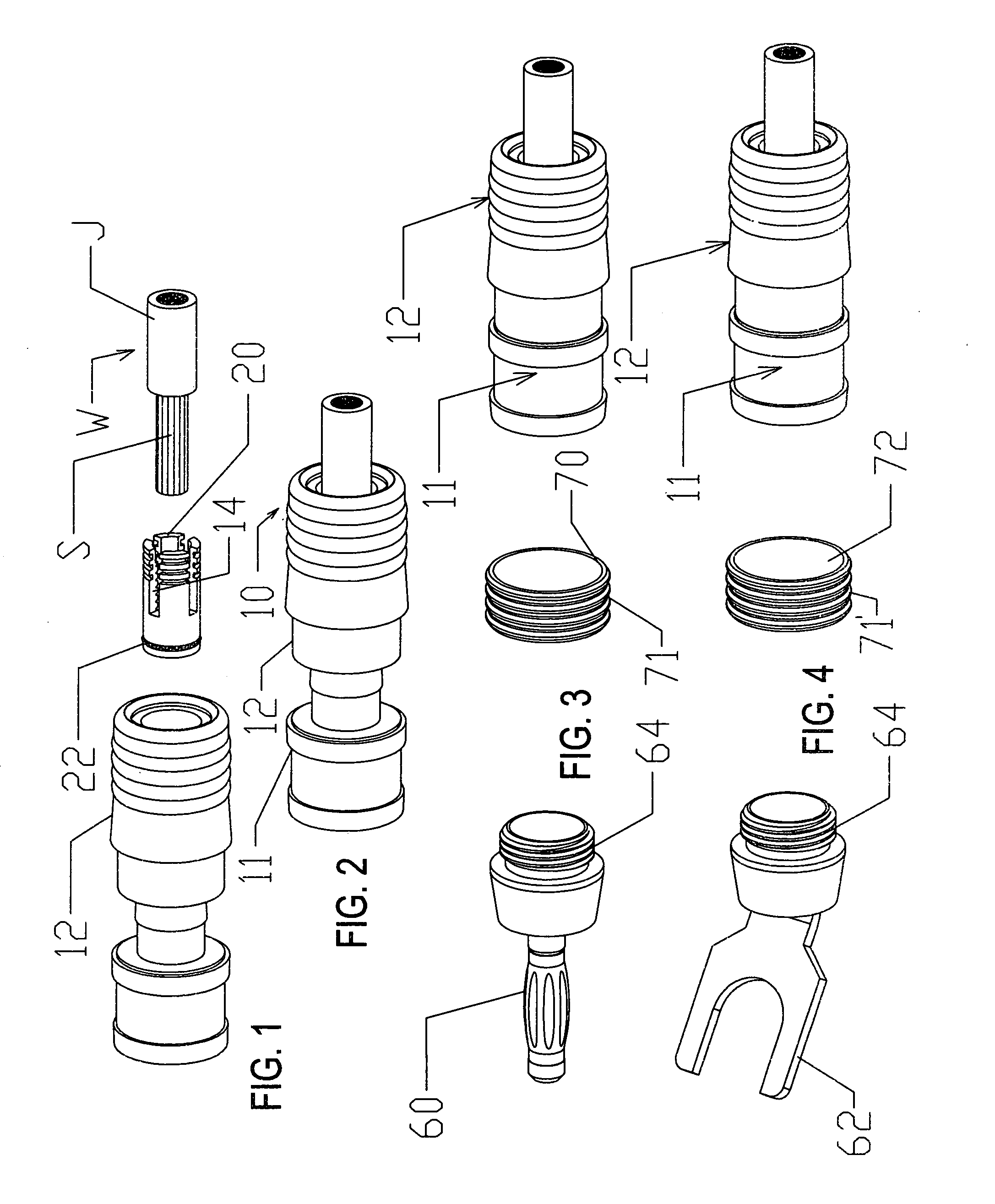 Crimpable wire connector assembly