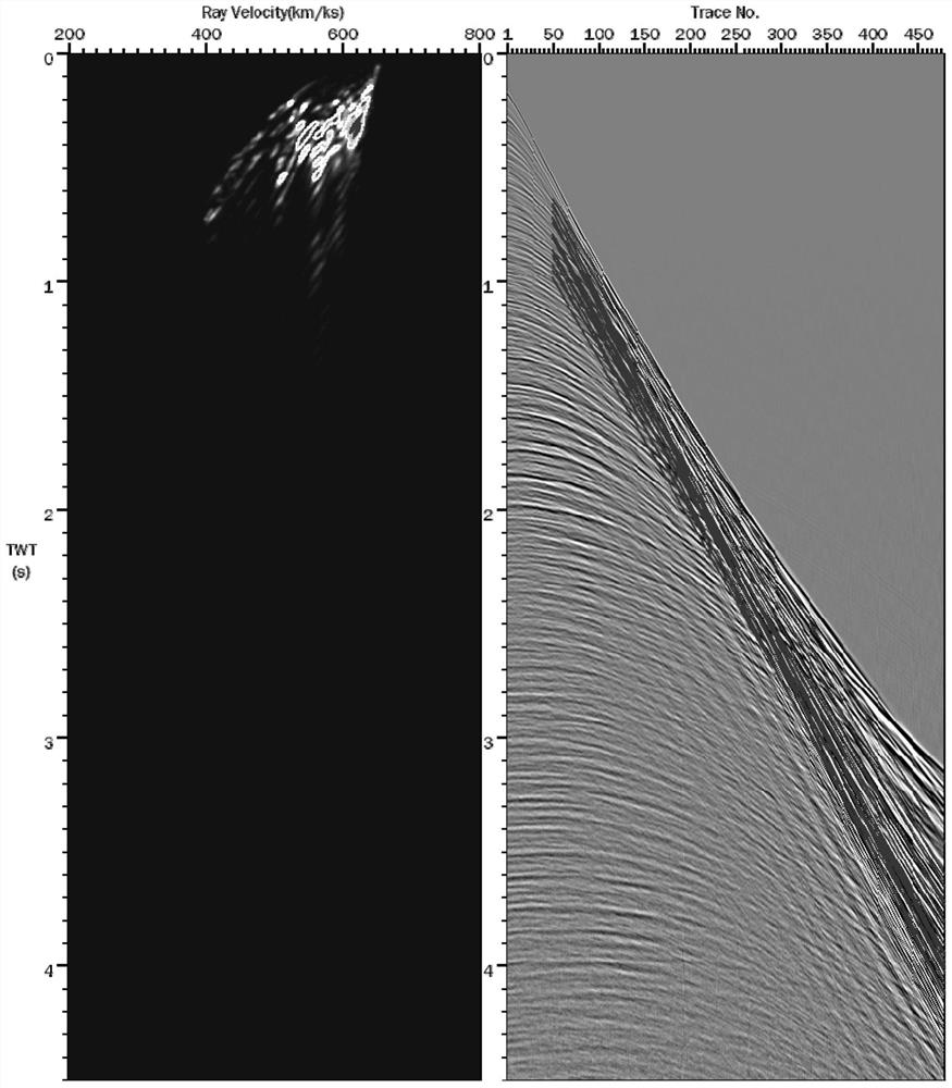 Tilt interference elimination method based on linear event iterative tracking attenuation