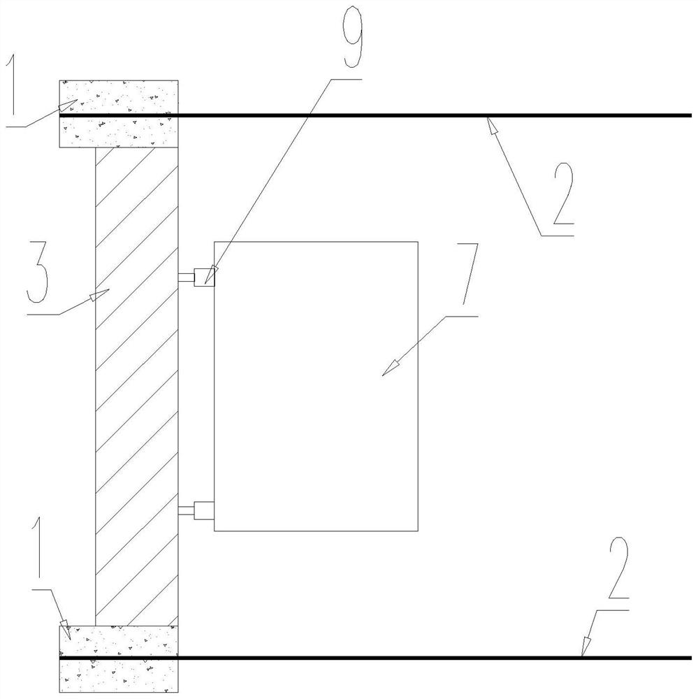 Deformation repair structure and repair method of bridge pier on slope terrain