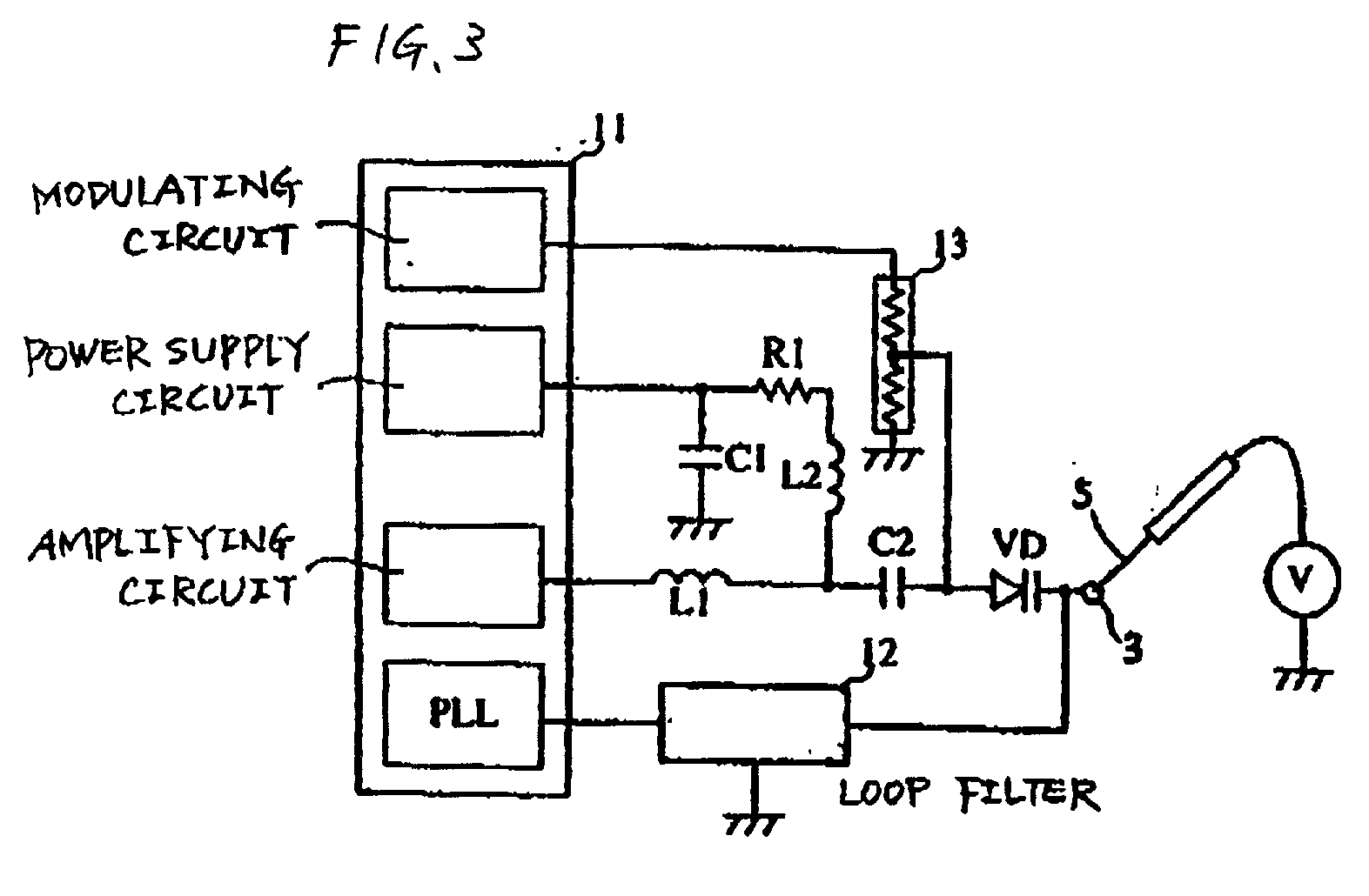 High frequency component, communication apparatus, and method for measuring characteristics of high frequency component