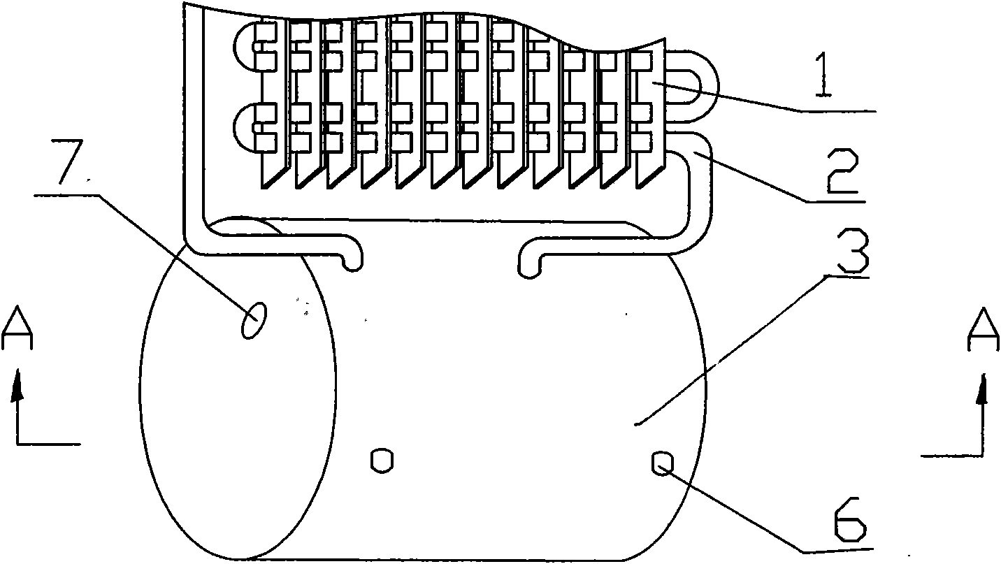 Radiator with water circulating device of heat transfer seat