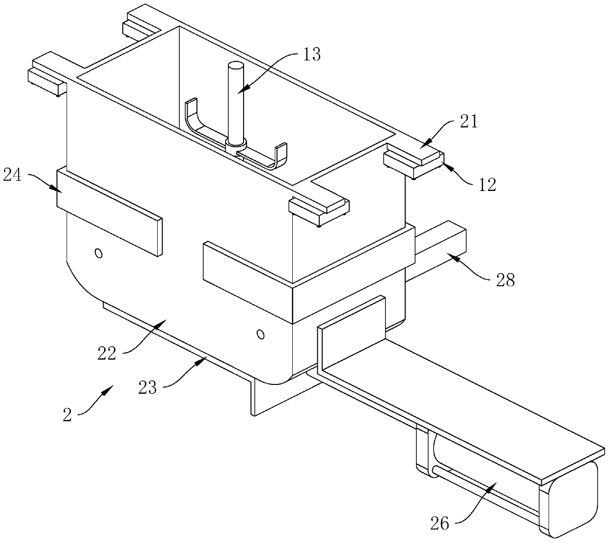 Mud content detection device for concrete aggregate