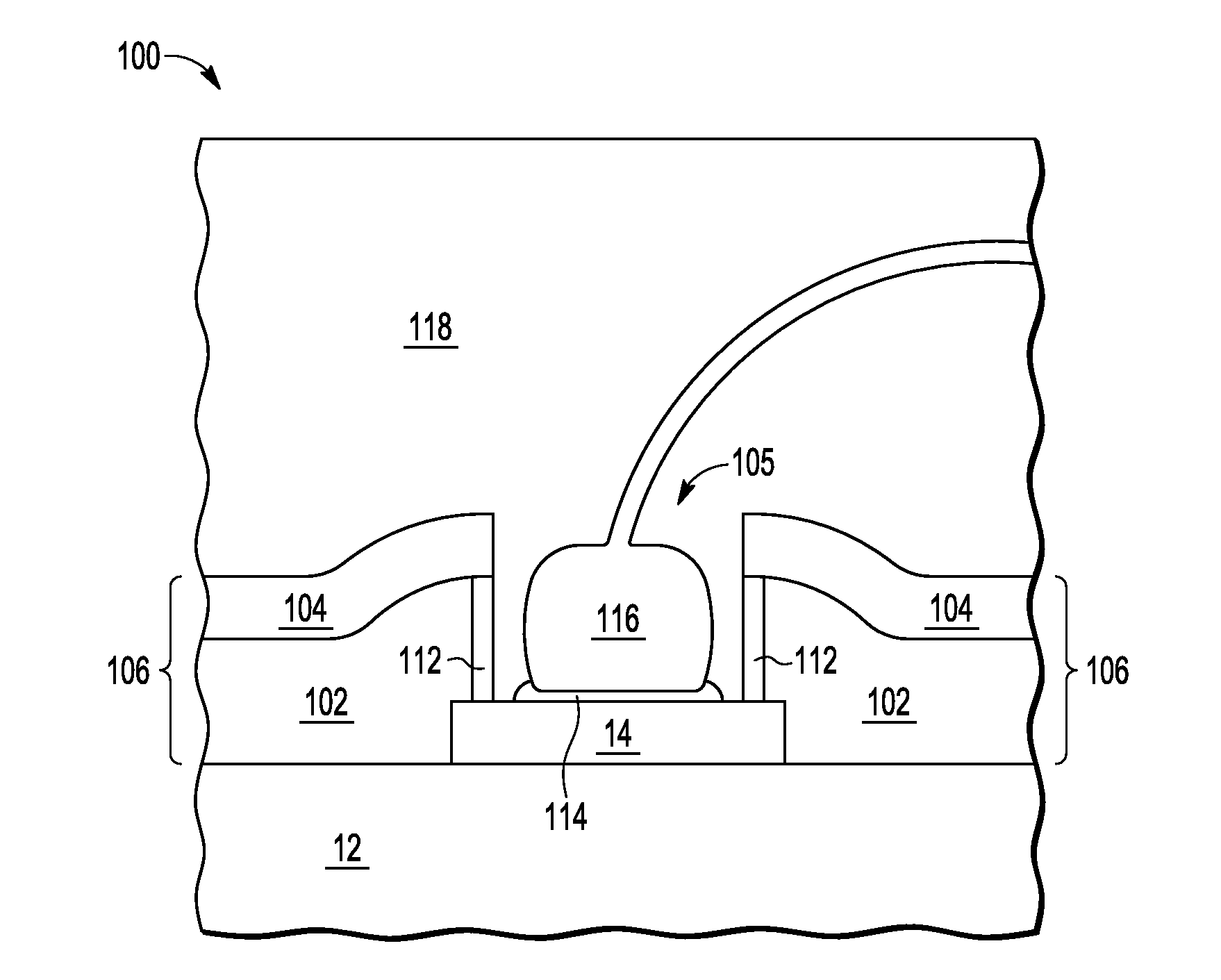 Semiconductor structure with sacrificial anode and method for forming