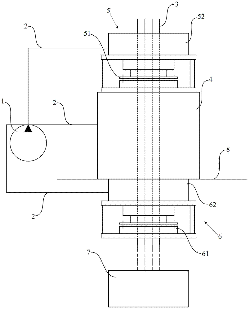 Hydraulic lifting system and heating method thereof