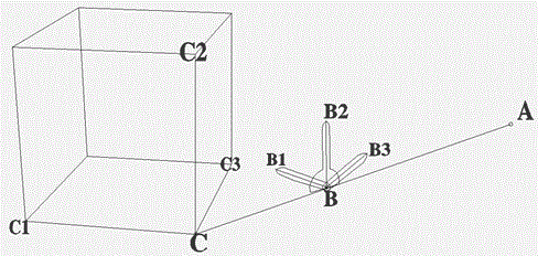 Perspective ruler and realization method thereof