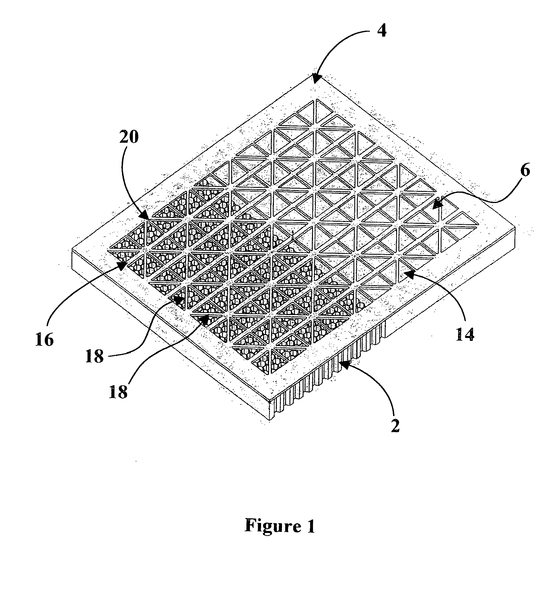 Rigid patient support element for low patient skin damage when used in a radiation therapy environment