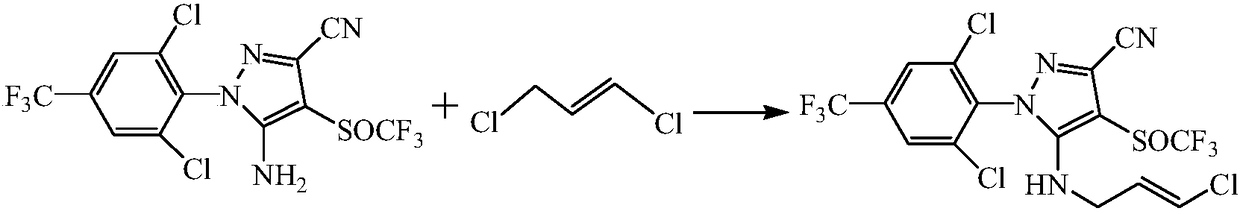 Preparation method of fipronil derivatives