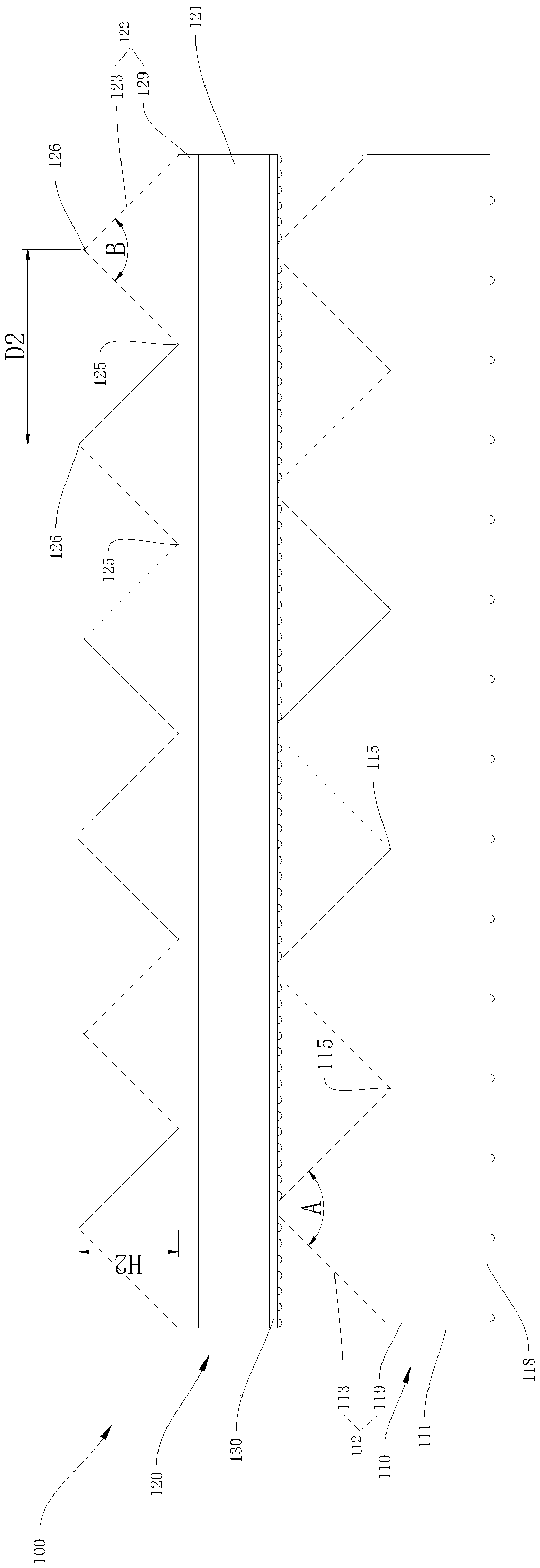 Laminating film for liquid crystal display, and liquid crystal display backlight module