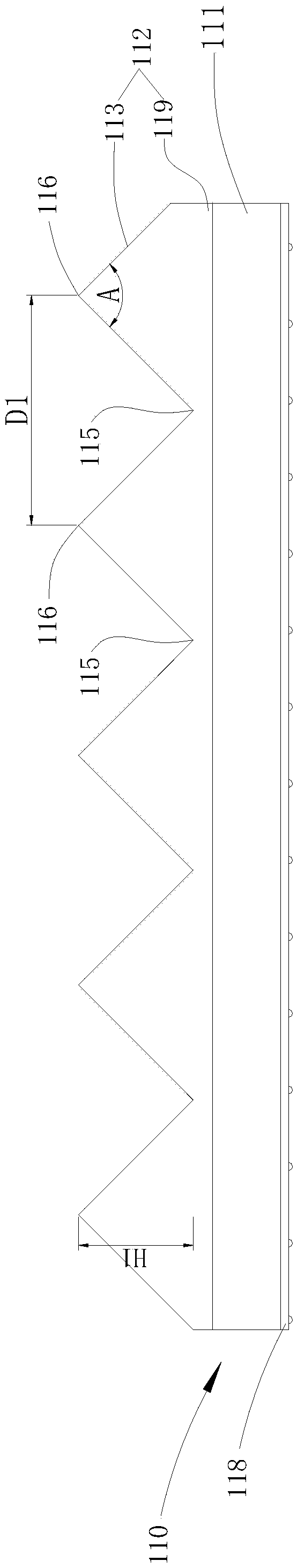 Laminating film for liquid crystal display, and liquid crystal display backlight module