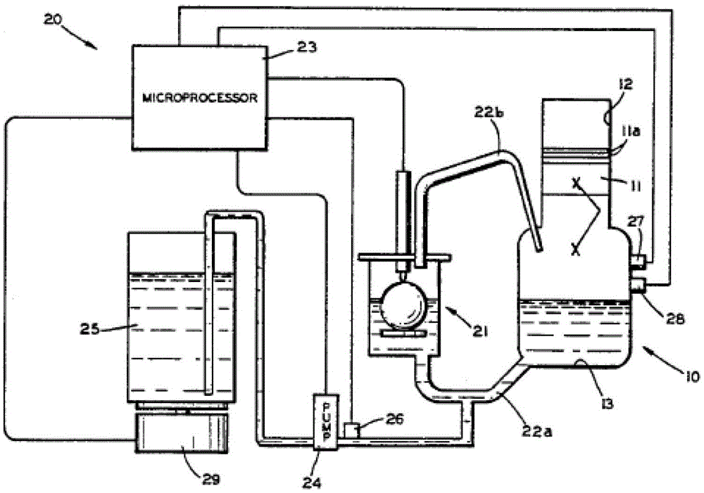 Measuring device for measuring oil consumption of oil lubricating equipment