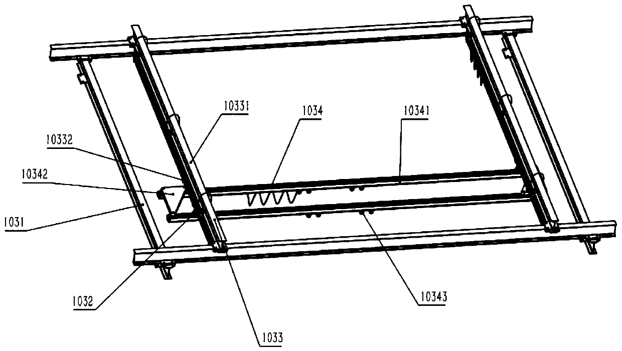 Welding production system for skylight framework of electric automobile and method thereof