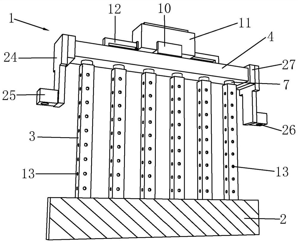 Edge ecological protective fence for building engineering construction and construction method thereof