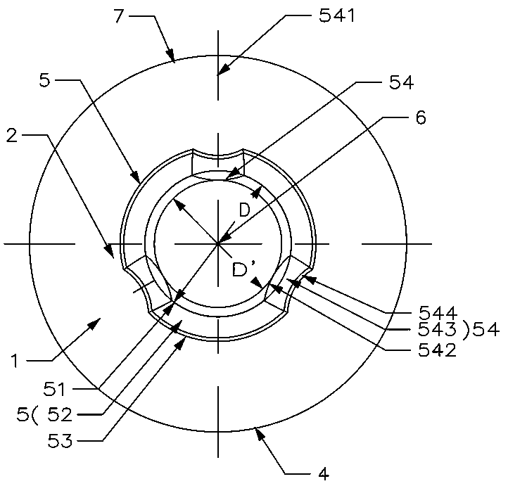 A circular blade and cutting tool with accurate positioning structure